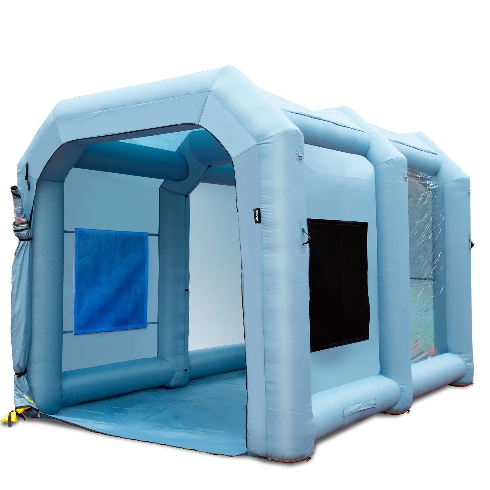 NEW Inflatable Paint Booth 13x10x9ft Inflatable Spray Booth 900W High Powerful Blowers Spray Booth Tent Car Paint Tent Air