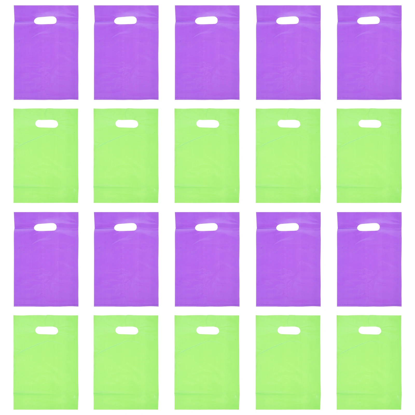 

200 Pcs Gift Bags ABS Lightweight H les Shopping Tote Small Business Merch ise Packaging Retail Purple Plastic