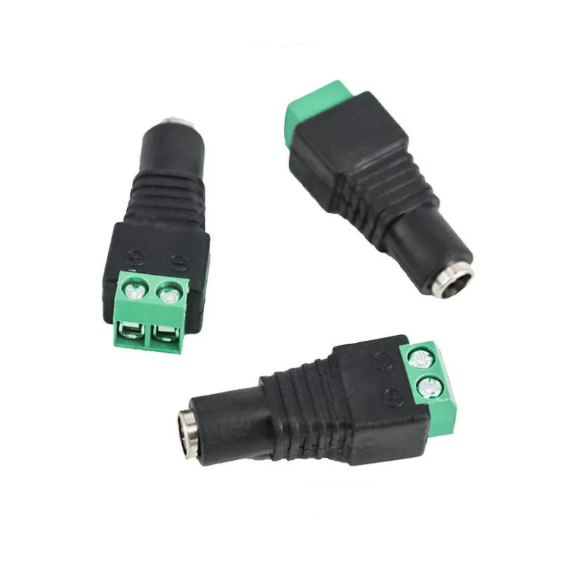 

5 pcs Cameras 2.1mm x 5.5mm Female Male DC Power Plug Adapter Female Plug Jack Adapter Connector Male Plug Socket