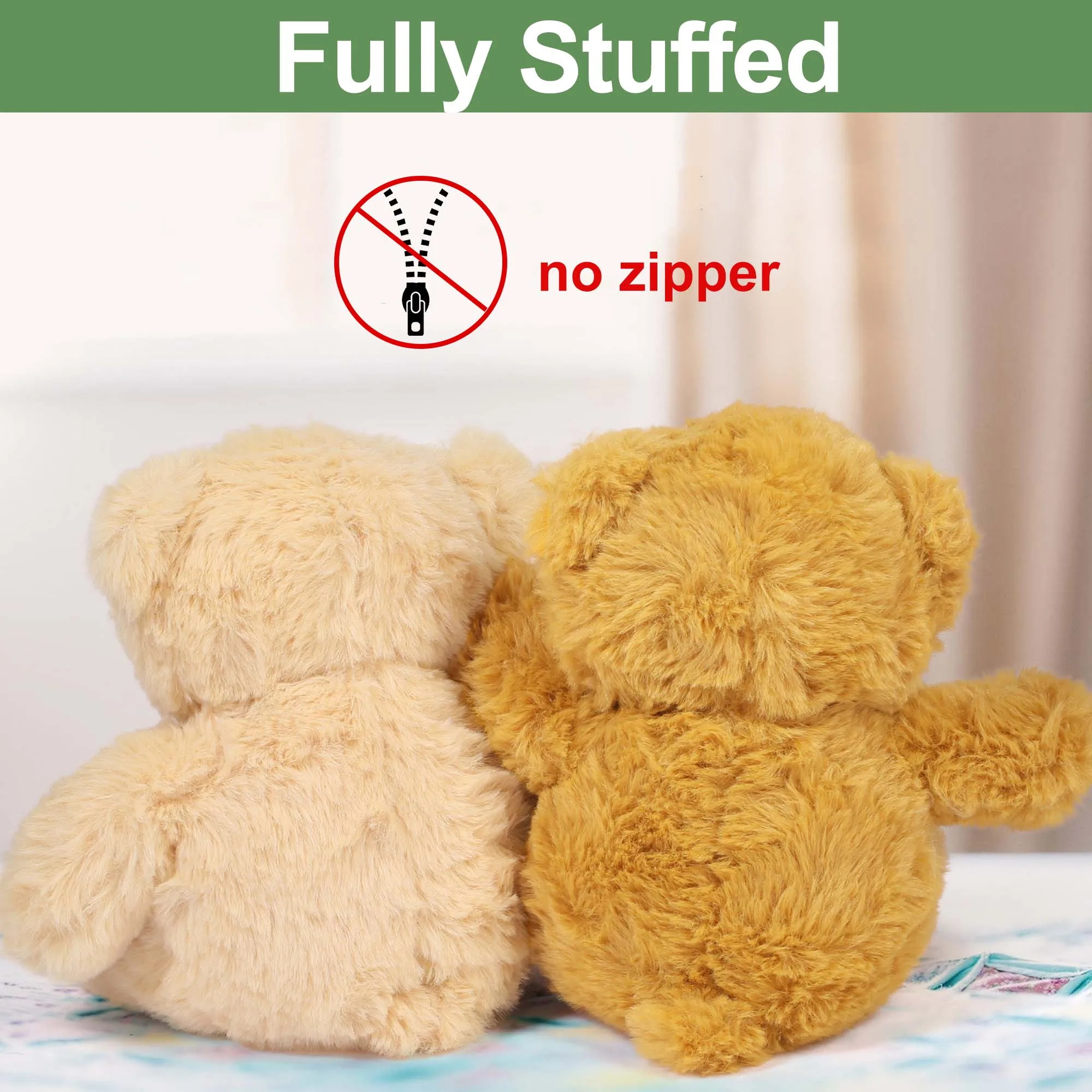 6-pack 8'' teddybeer knuffels teddybeer knuffel, verjaardagscadeaus voor kinderen jongen meisje peuters baby shower kerstcadeau