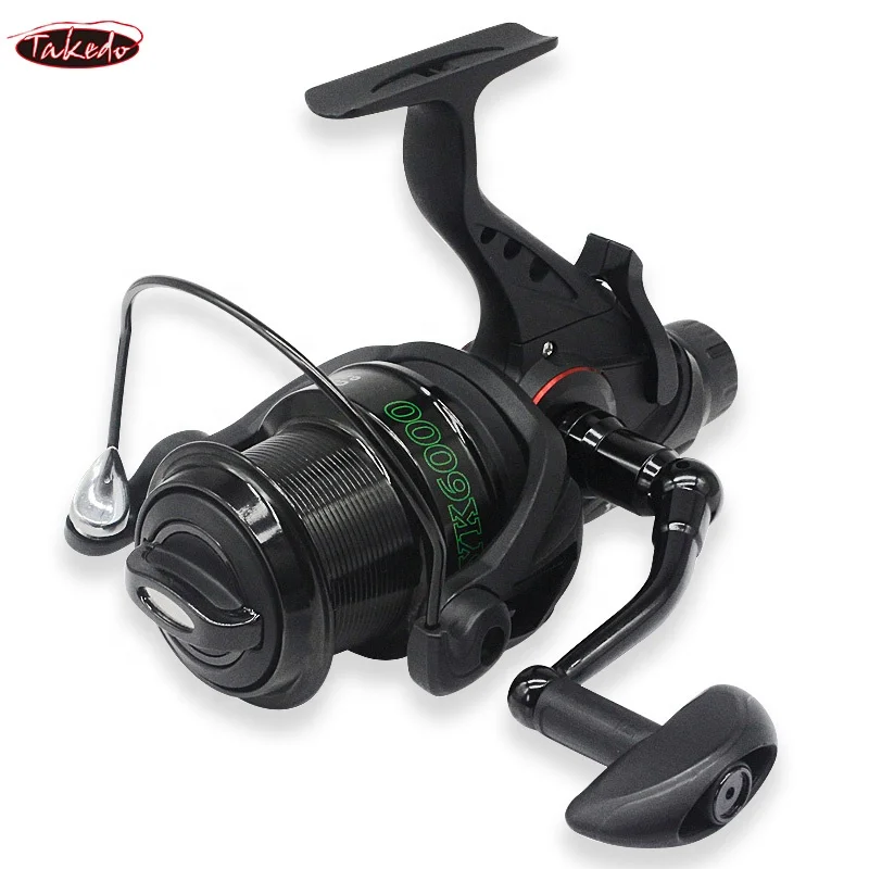 TAKEDO 5000S - 8000S Carp Reel Surfcasting Sea Fishing Reels 4.9:1 Metal Spool Saltwater Fishing Surf Feed Spinning Wheels HS01