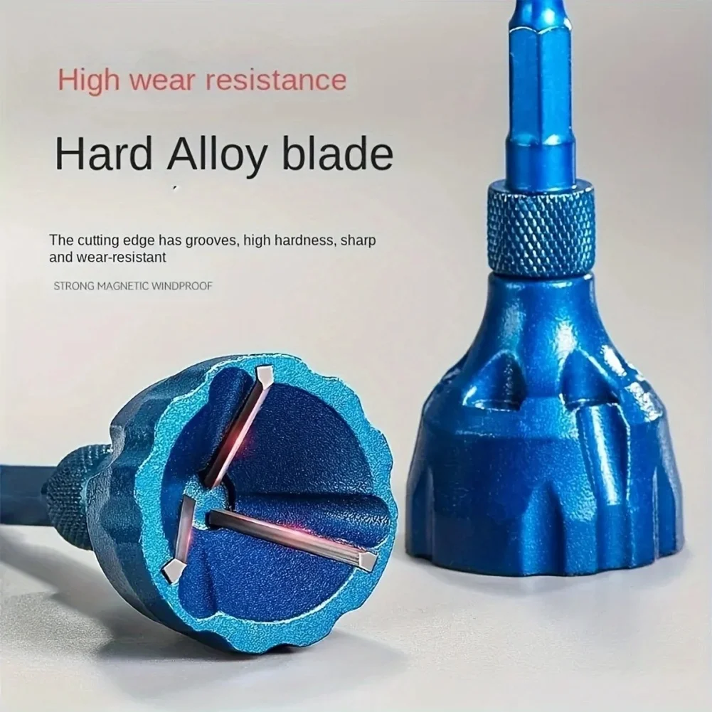 Entgraten Fase Bohrer Schraube Zylindrische Anfasen Messer Metall Schraube Reparatur Gewinde Trimmen Winkel Bolzen Reparatur Werkzeug – Detail 2