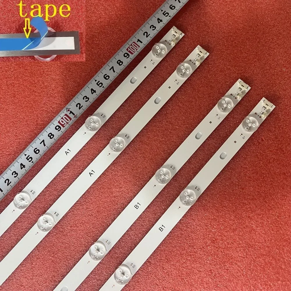 LED Strip For TOSHIBA 55U2963DBT 55U2963DB 55U5766DB JVC LT-55CF890 WD155UHD2 Hitachi 55HK6100U 55HT4060UD 55HT8060UD 55HL7530U