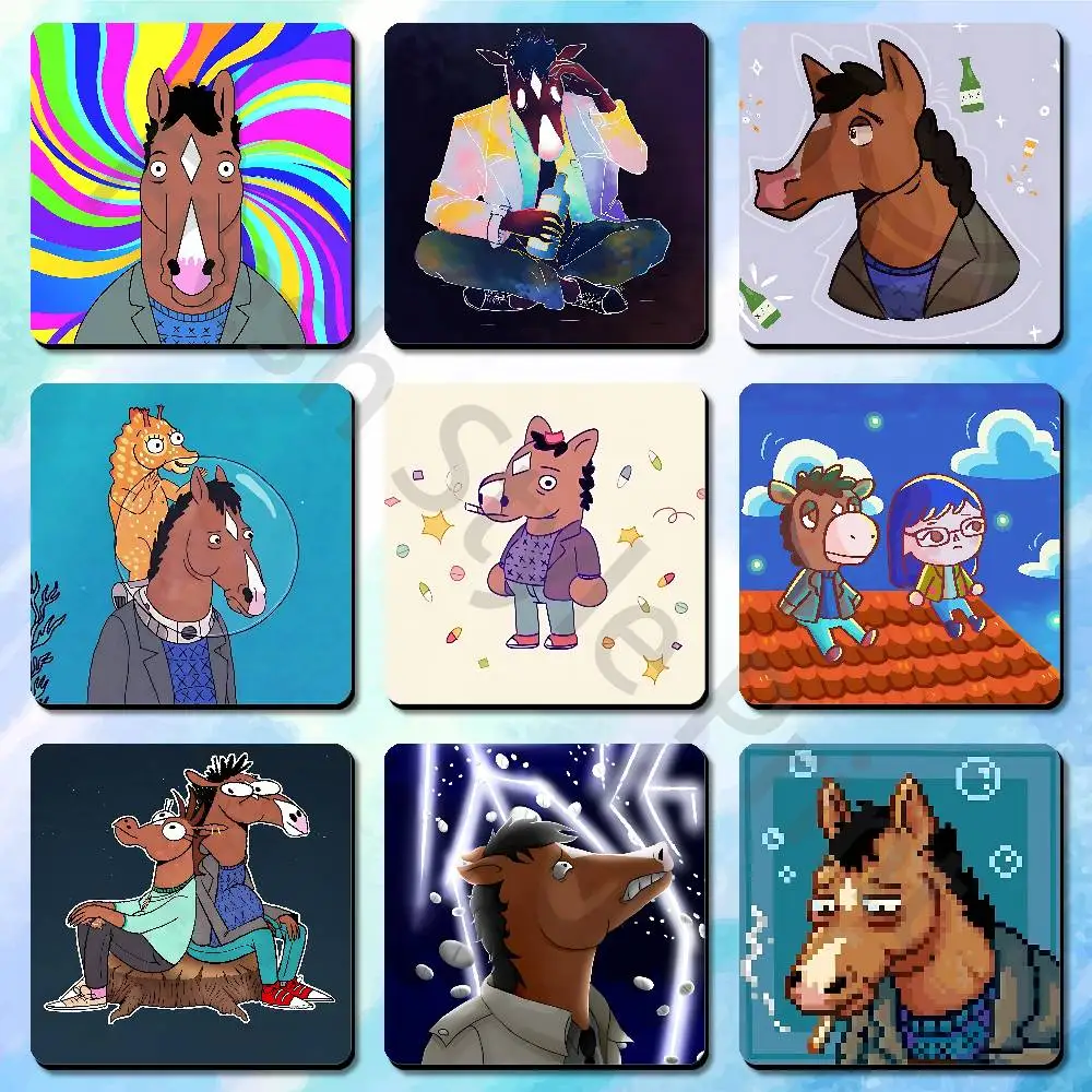 

B-BoJack H-Horseman Fridge Freezer Refrigerator Magnets Metal Cabinet Magnetic Sticker Cover Home