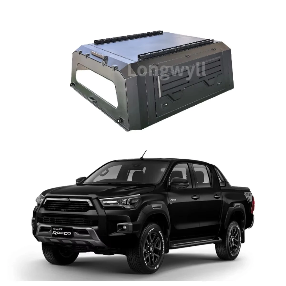 

Заводской закаленный складной водонепроницаемый противоугонный чехол из алюминиевого сплава для Hilux Rocco Pickup Truck Bed Truck Bed Cover