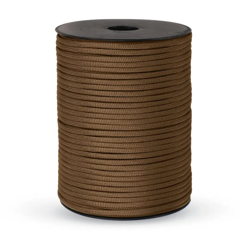 NONE 9 Kern 650lb Paracord 100 m Durchmesser 4 mm Militär Standard Fallschirmseil Zelt Lanyard Zubehör für Überlebensarmband DIY Herstellung 5