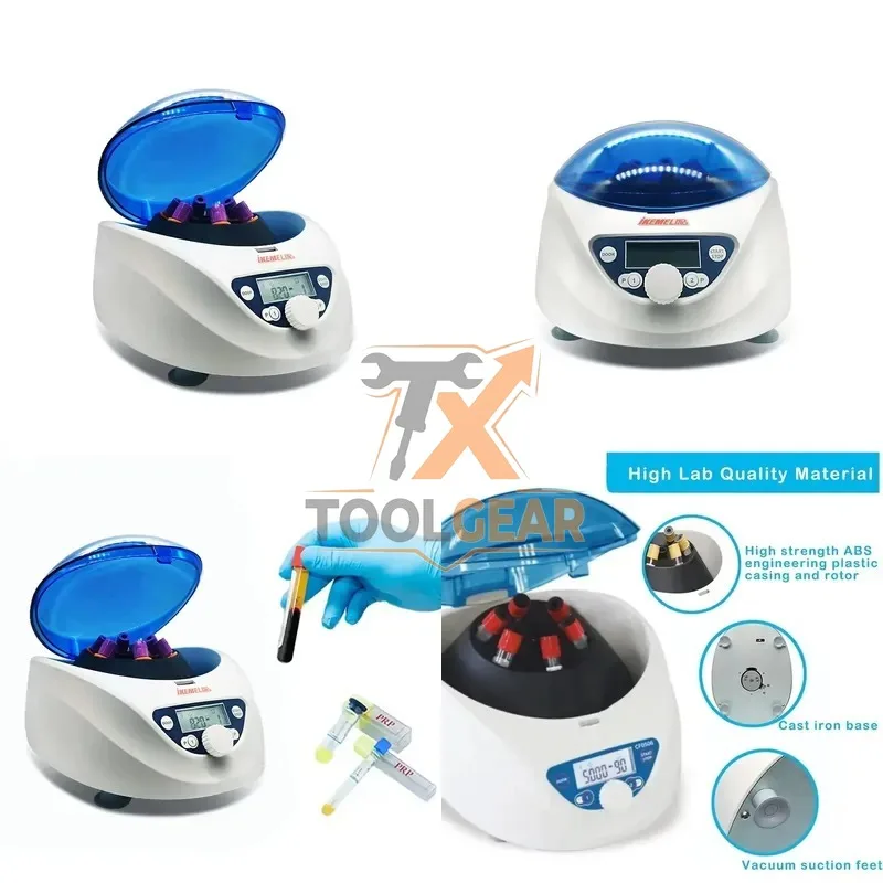 2026 ¡Gran oferta! Centrífuga de laboratorio de baja velocidad IKEME 300-5000 rpm para plasma PRF CGF, kit de centrífuga médica PRF