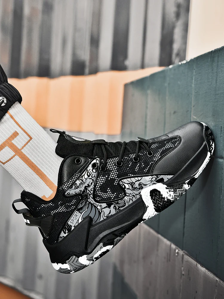 Men's Running Shoes Outdoor Jogging Non-slip Luxury Shoes Mesh Breathable Trainer Sneakers Cushioned Couples Trail Shoes