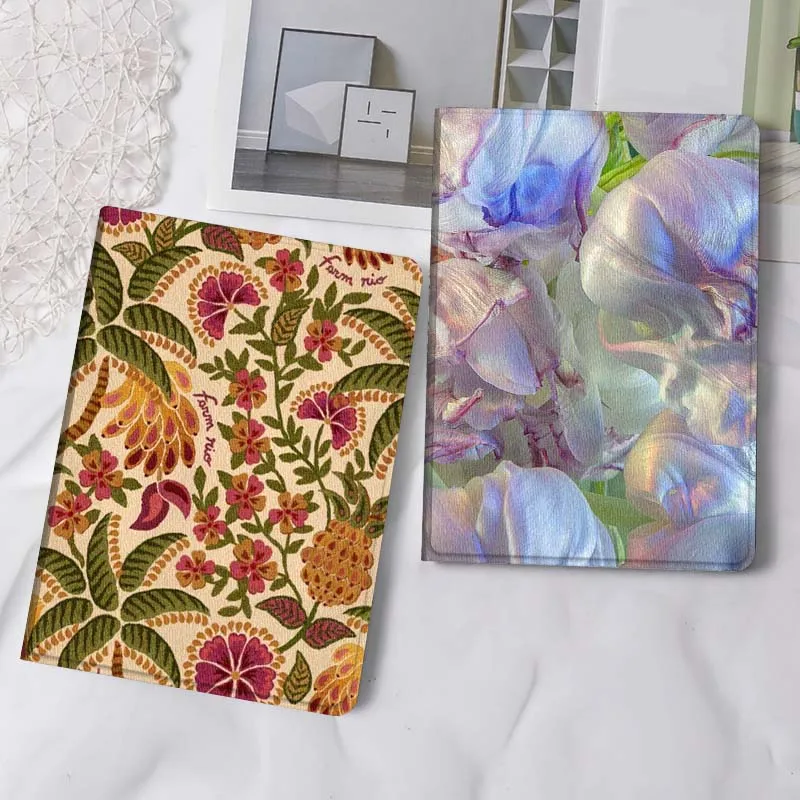 

Floral Leaf Pineapple Pattern Gift Tablet Case For Samsung Tab Galaxy S6 S11 A A7 A8 A9 A11 10.1 10.4 10.5 Plus Lite