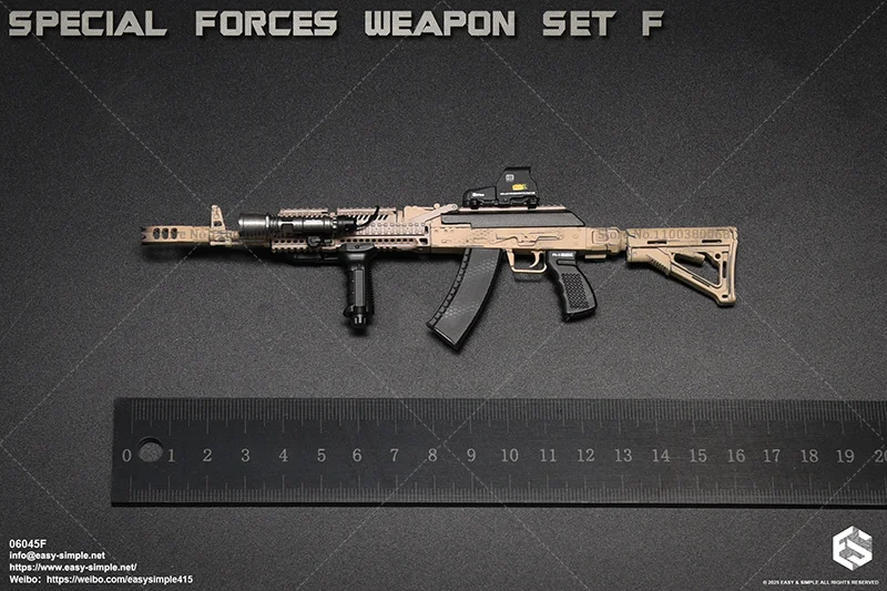 Fácil e simples 06045 1/6 escala mini acessório armyman arma modelo brinquedos não pode atirar para figura de ação de 12 polegadas adereços de cena de soldado