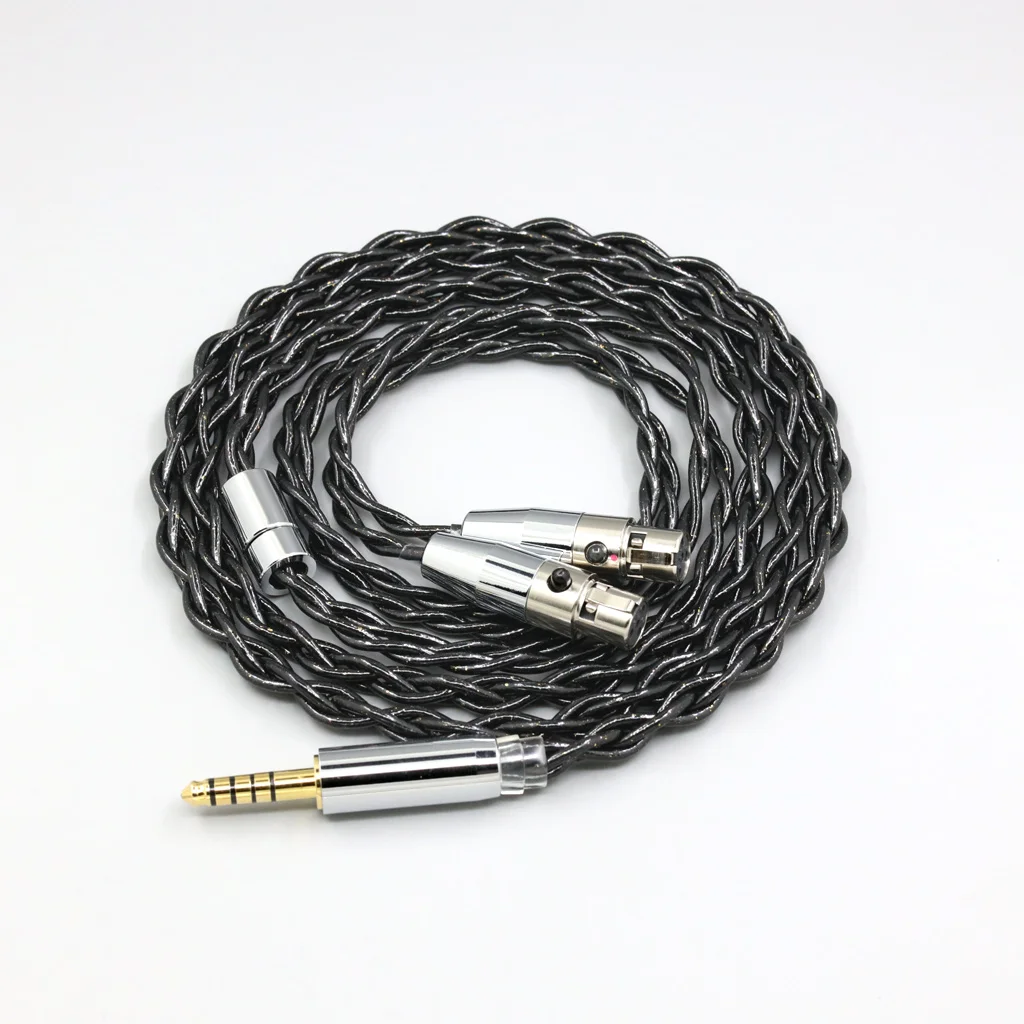 Плавающий золотой кабель из 99% чистого серебра, плавающий золотой плавающий кабель для Abyss AB 1266 Phi TC Dual Mini xlr, 3-контактная головка (amame) LN 008777