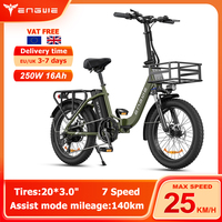 Engwe L20 SE 20 inch Adults Electric Bike Bicycle 36V 16AH 20 Inch Fat Tire 250W Electric Bikes Foldable City E-bike