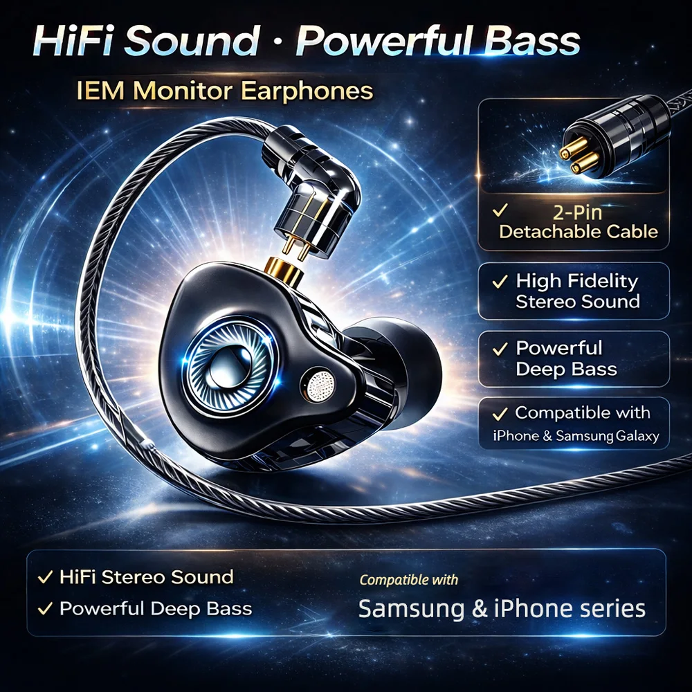 USB C Headphones For Samsung Galaxy S26 S25 Ultra iPhone 17 