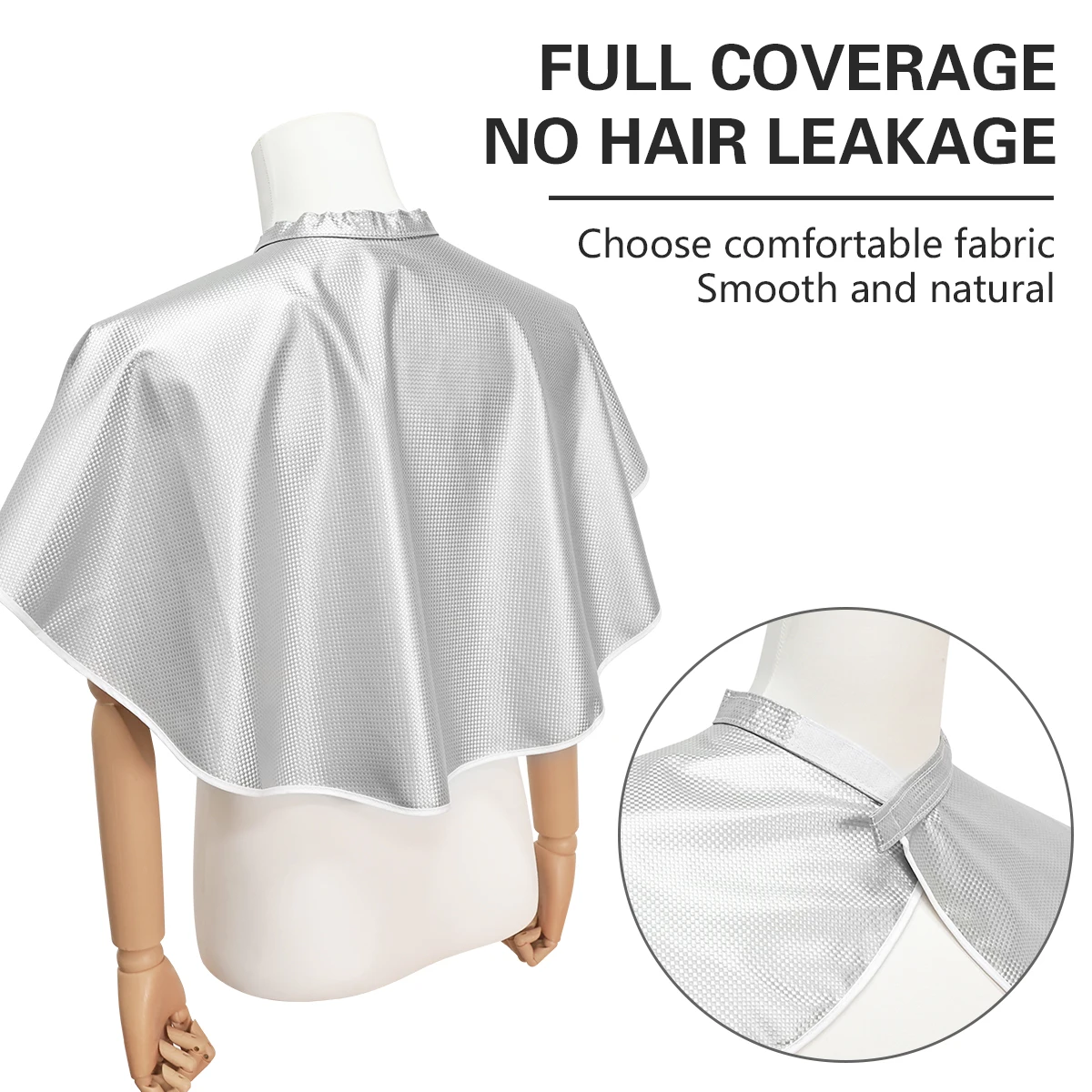 Barber Waterproof Hair Coloring Apron Haircut Cape Hair Dye Shawl Cloth Hairdresser Durable Hairstyling Tools