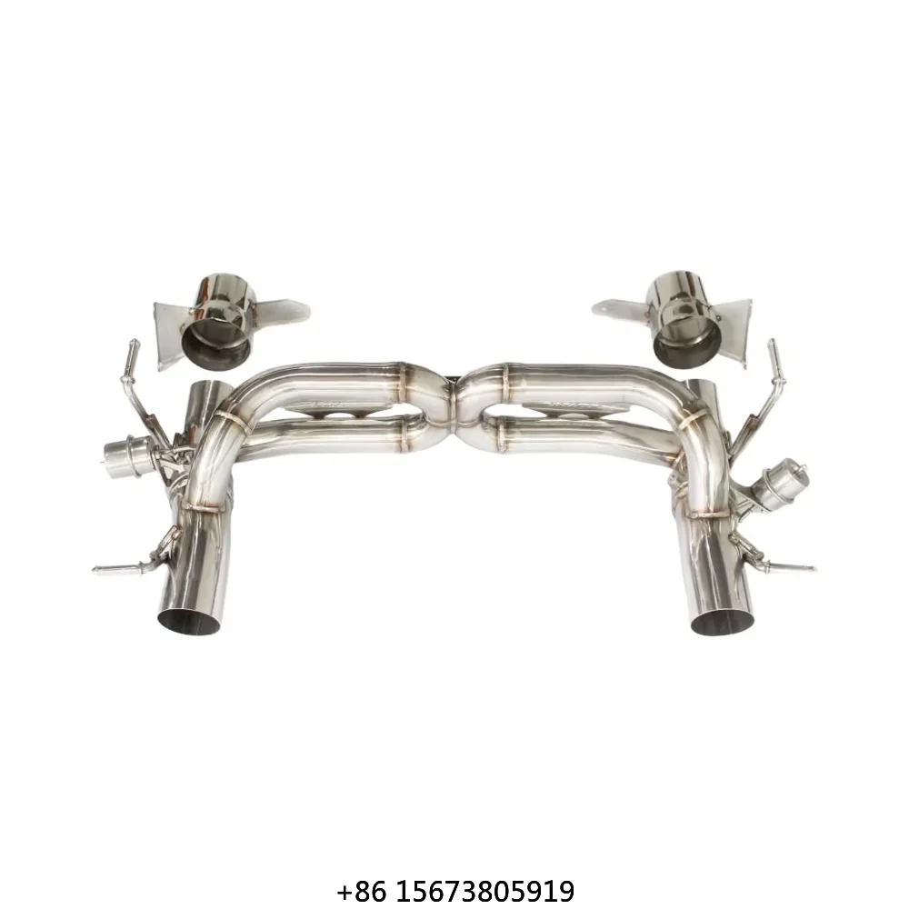 

Custom Turbo Performance Exhaust System for 488 V8 3.9T Ss304 Valved Race Exhaust with Remote ControlCustomed
