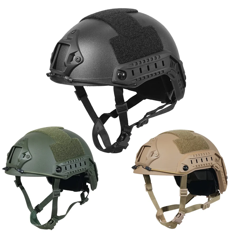 BOOIU خوذة تكتيكية سريعة MH كبيرة الحجم للحياة الحقيقية كرات الطلاء الرياضة في الهواء الطلق الصيد الرماية خوذة الباليستية العسكرية #4