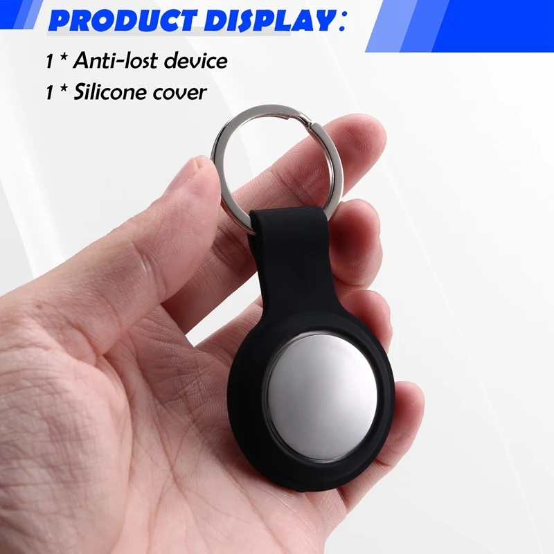 Smart Bluetooth GPS Tracker Round Anti-Lost Device Tracking Locator  Smartphone Wallet Key Anti-Lost Device