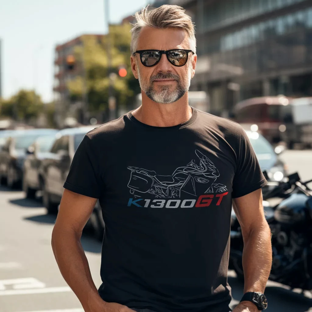 

2025 Summer Cotton Round Neck Short Sleeves for Men Women BMW K1300GT T-Shirt, BMW Motorcycle Tee Shirt for Riders