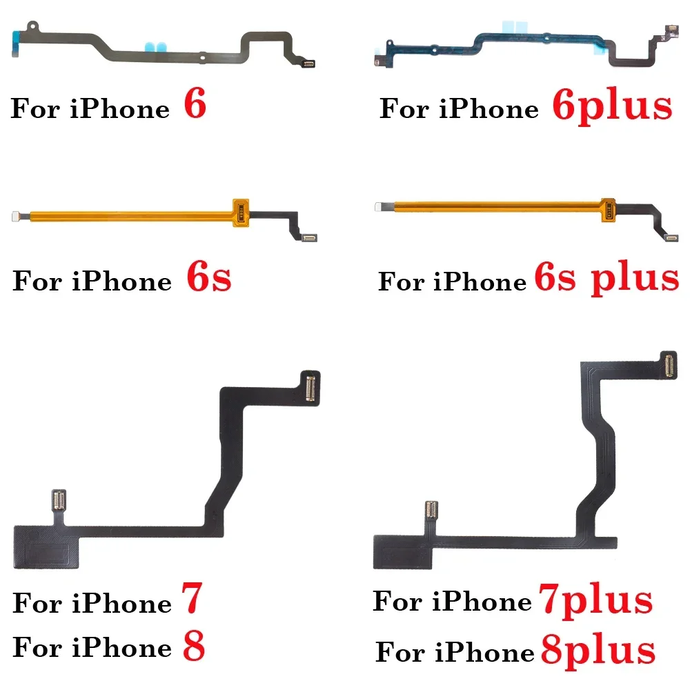 

1Pcs For iPhone 6 6s 7 8 Plus Home Touch ID Return Fingerprint Button Motherboard Interconnect Connector Extend Flex Cable