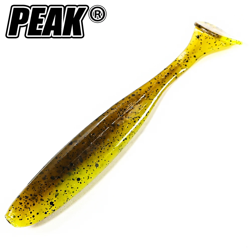 PEAK  Easy shinner Fishing Lures 50mm 70mm 90mm Wobblers Carp Fishing Soft Lures Silicone Artificial Double Color Baits