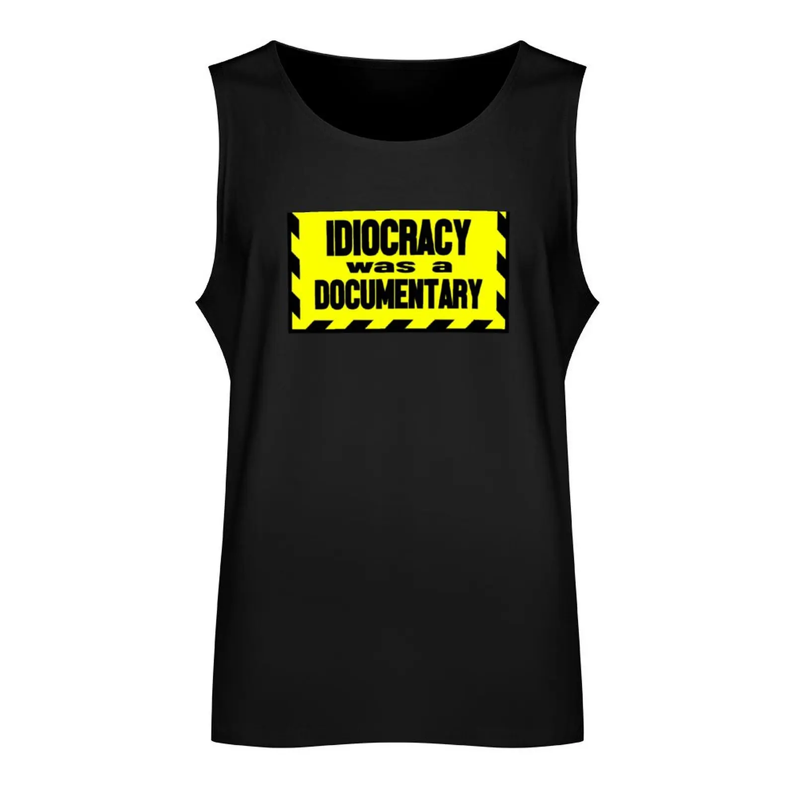 Idiocracy was a documentary Tank Top sleeveless vest men Sleeveless top T-shirt male