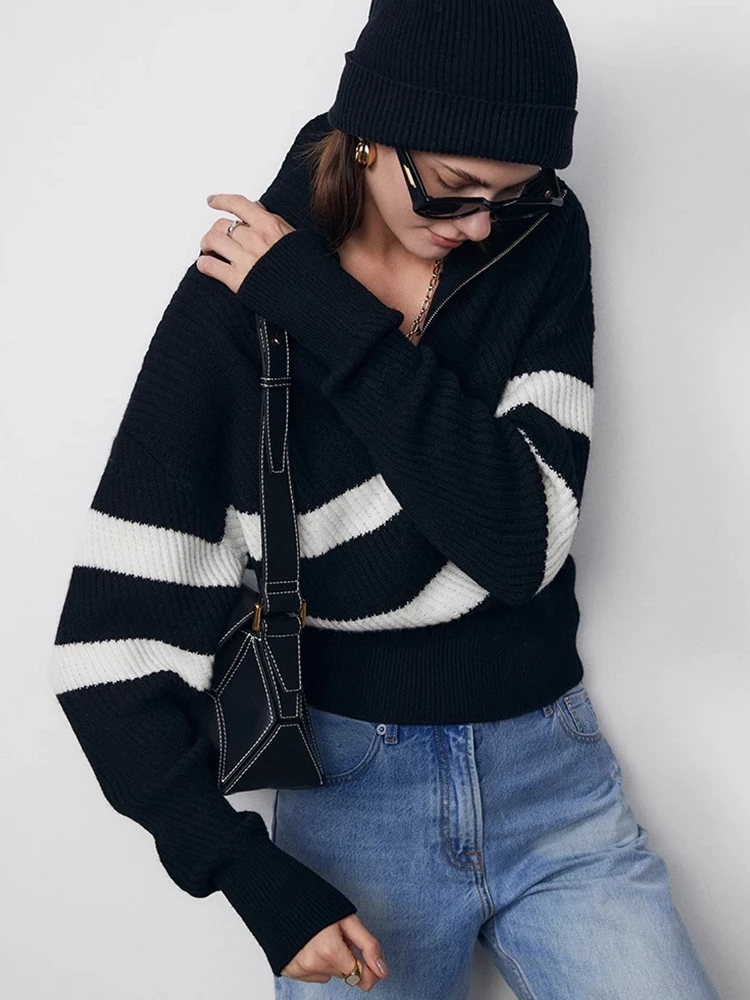 

Удобный длинный свитер свека, женский дизайн Sense f, на молнии с капюшоном, мягкая утягивающая шерстяная вязка, осенний модный тренд