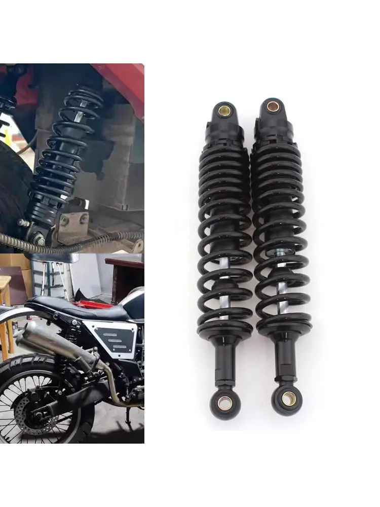 Voor Harley Honda Yamaha Kawasaki Suzuki ATV Motorfiets Deel 360 MM Links Rechts Achterwielophanging Bescherming Schokdempers - afbeelding 2