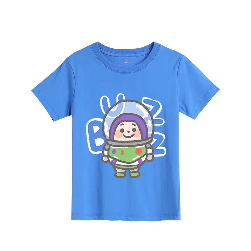2025 قصة لعبة الكرتون طباعة الصيف الأولاد ملابس رياضية قميص غير رسمي للأطفال قصيرة الأكمام تي شيرت هدية عيد ميلاد #3