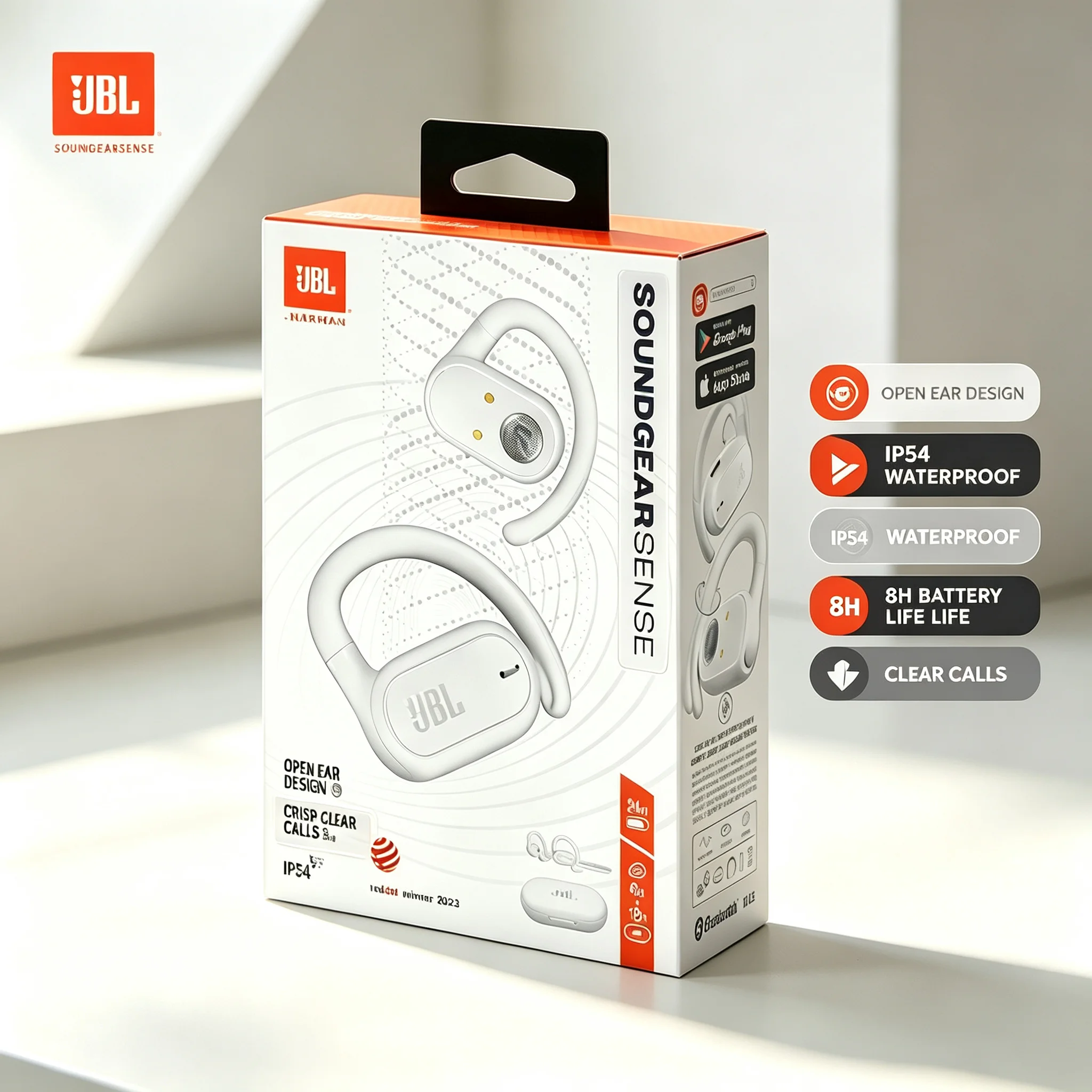 Sports Earphone Hook - Беспроводные наушники JBL Soundgear Sense с