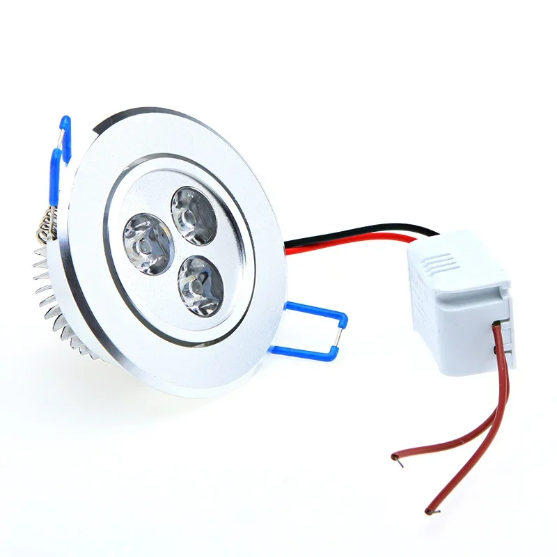 Imagem -04 - Teto Levou Downlight w 3x3 w 12 w 4x3 w 15 w 5x3 w Levou Recesso Gabinete Luz do Ponto para Baixo Lâmpada de Parede Branco Frio Quente Branco