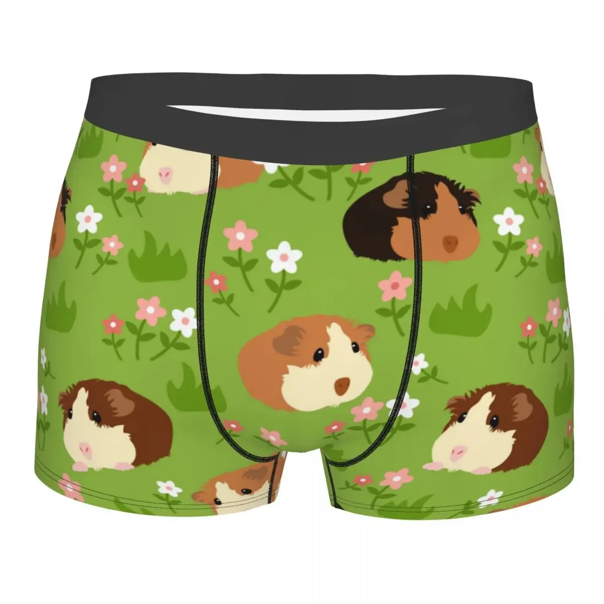 Men's Panties Adorable Pet Guinea Pig Male Underpants Man Short Boxer Underwear