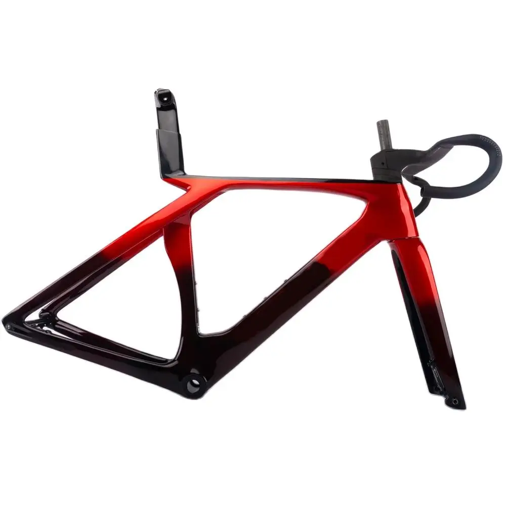 Gen7 SLR Road Bike Carbon Frame Disc Brake Size 50cm 52cm 54cm 56cm 58cm Gen7 Carbon Bicycle Frame With Handlebar