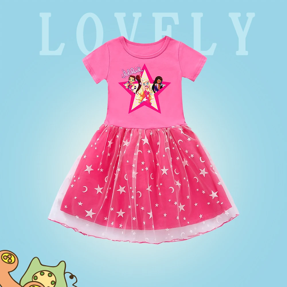 Lolirock Kids Summer Dress Up Girls Children's Party Dress Girl Costume for Children Clothing Kids' Dresses and Suits Baby