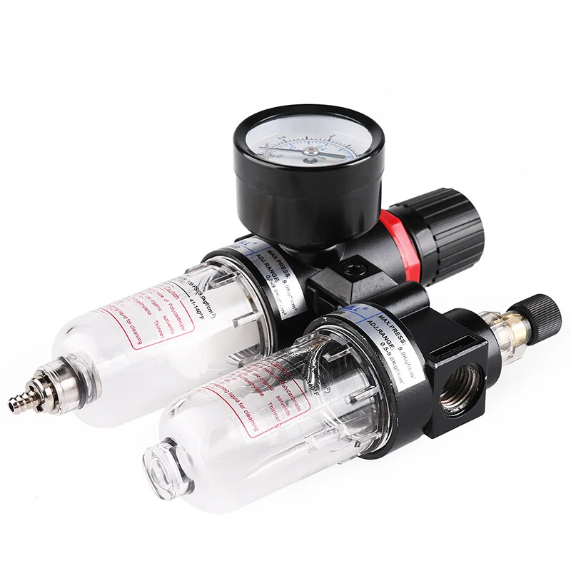 

AFC2000 AL2000+AFR2000G1/4 air compressor oil and water separator air filter is used to reduce the pressure valve regulator