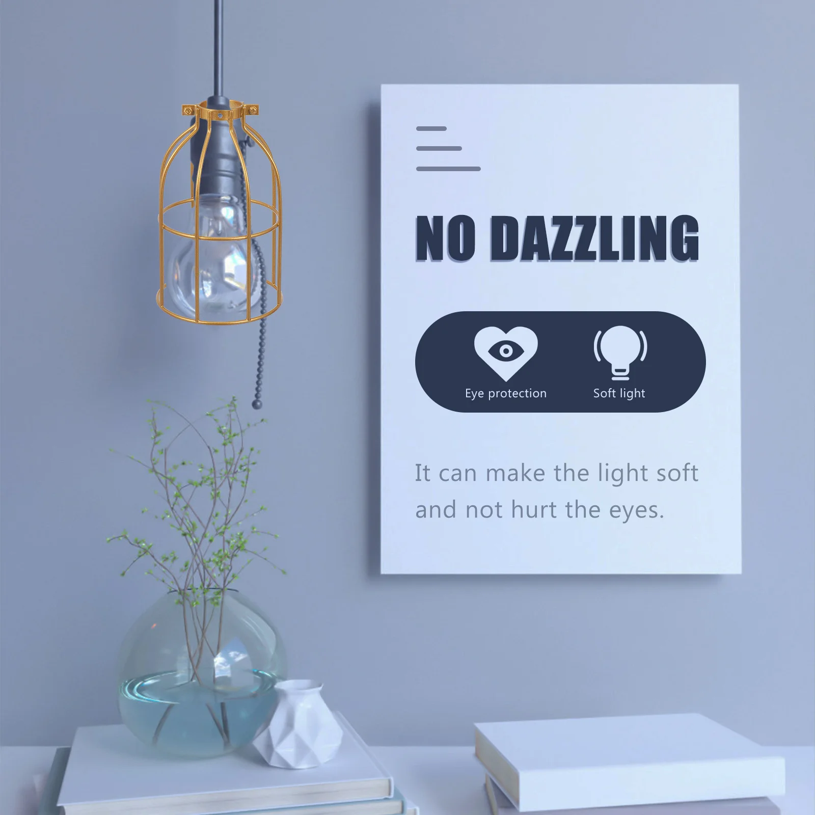 

Stylish Bird Cage Shaped Iron Lampshade Bracket Unique Light Shade Cover for Home Lighting