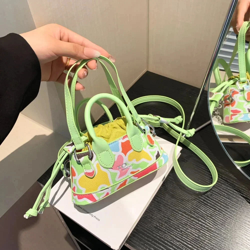 Kadınlar için Mini Pu deri kova çanta yeni kore moda trendi Crossbody kadın omuzdan askili çanta çanta lüks tasarım çantalar