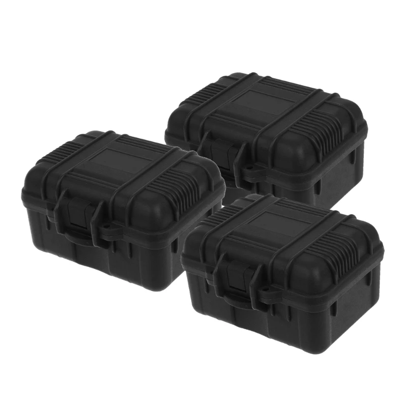 Set of 3 Impact-Resistant Watch Box Waterproof Watch Plastic Watch Storage Box ABS Material for Travel Watch