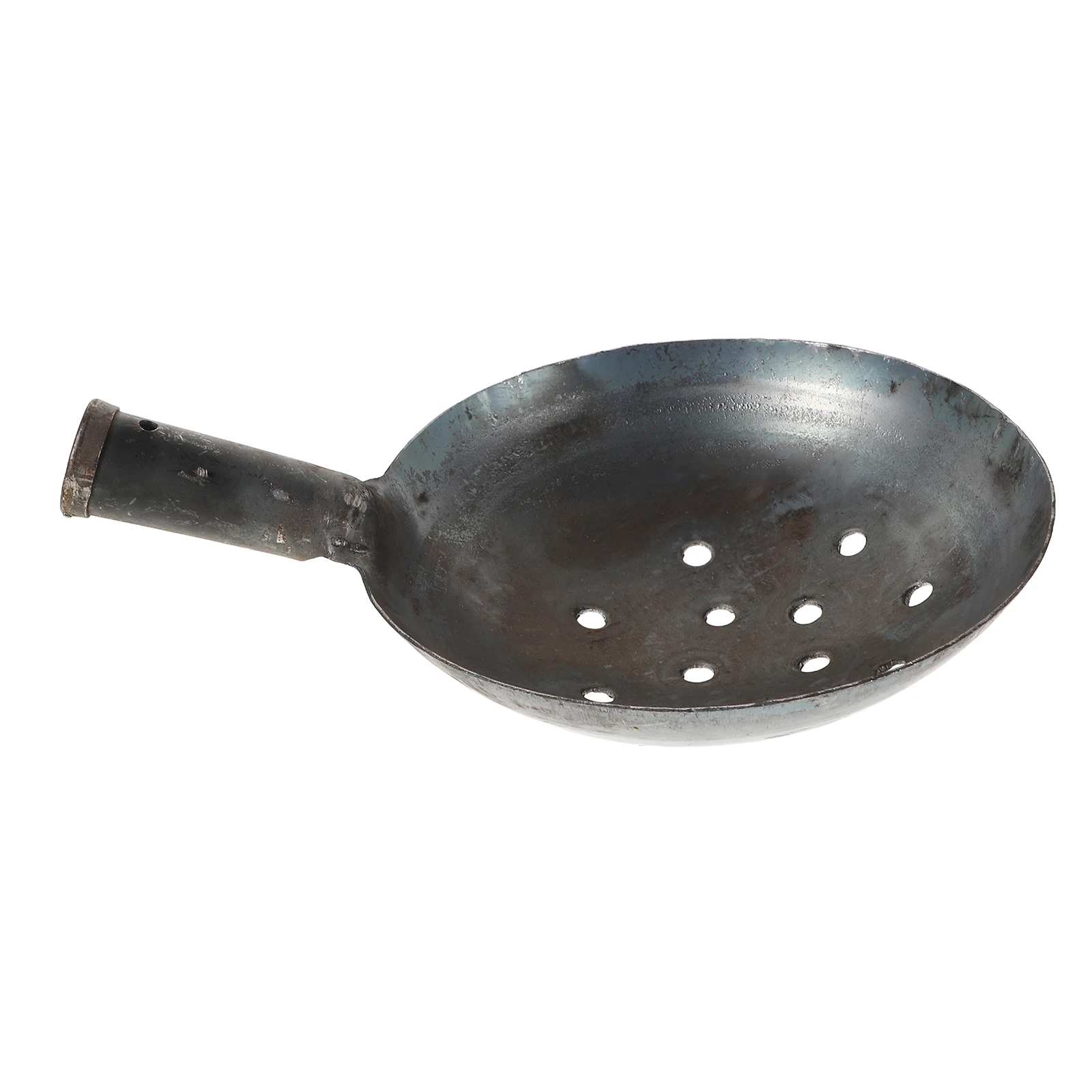 

Large Iron Ladle Dredging Drain Cleaning Mud Removal Cement Scooping Durable Metal Tool Home Farm Construction Use Ladle