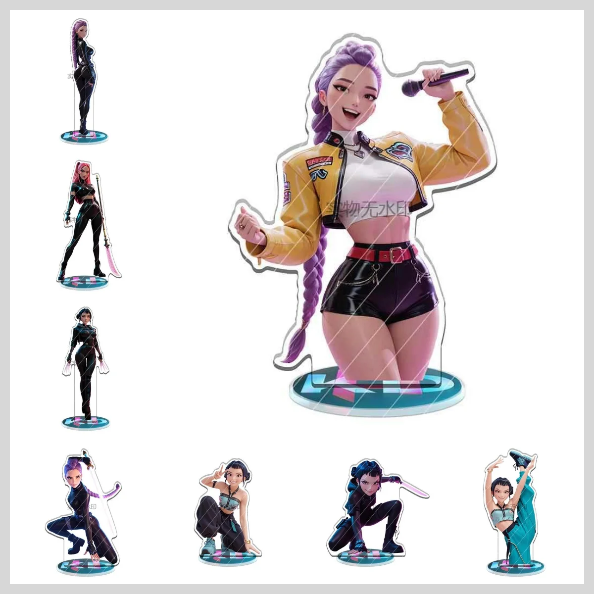 

15cm Interesting Anime K-Pop: Demon Hunters‌ Mira Exquisite Desktop Decorations Fans Acrylic Stand Accessories Rumi Zoey Gift