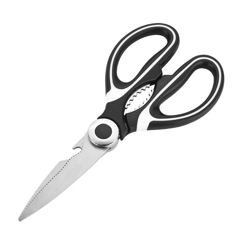 Smart Kitchen Shears with Cover Scissors Kitchen Gadgets Utility Heavy Duty Stainless Steel Kitchen Scissors