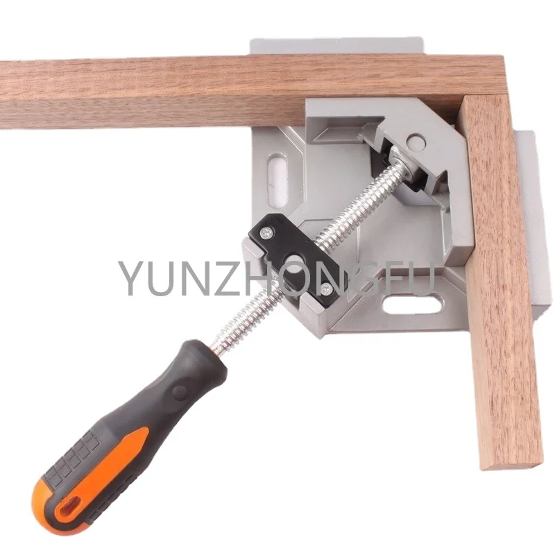 90 Degree Aluminum Alloy Right Angle Fixed Clamp Single Handle Quick Clamp Wood Glass Fixed Fixture Monolever Wholesale