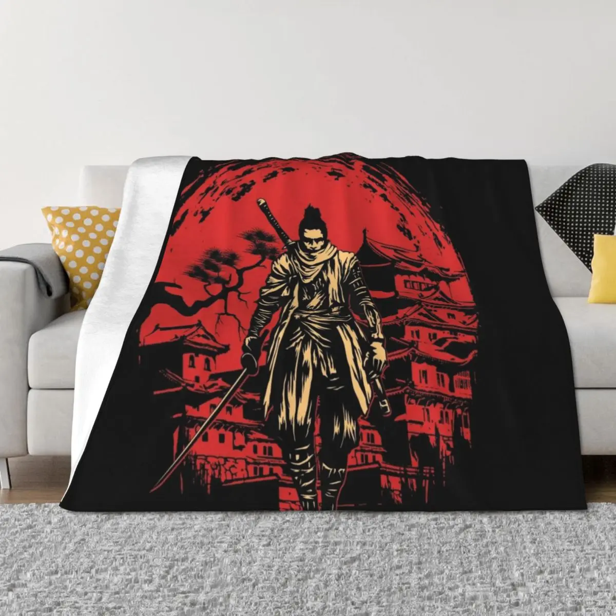 

The One-armed Wolf Throw Blanket Blankets For Baby Soft Big Vintage Weighted Blankets