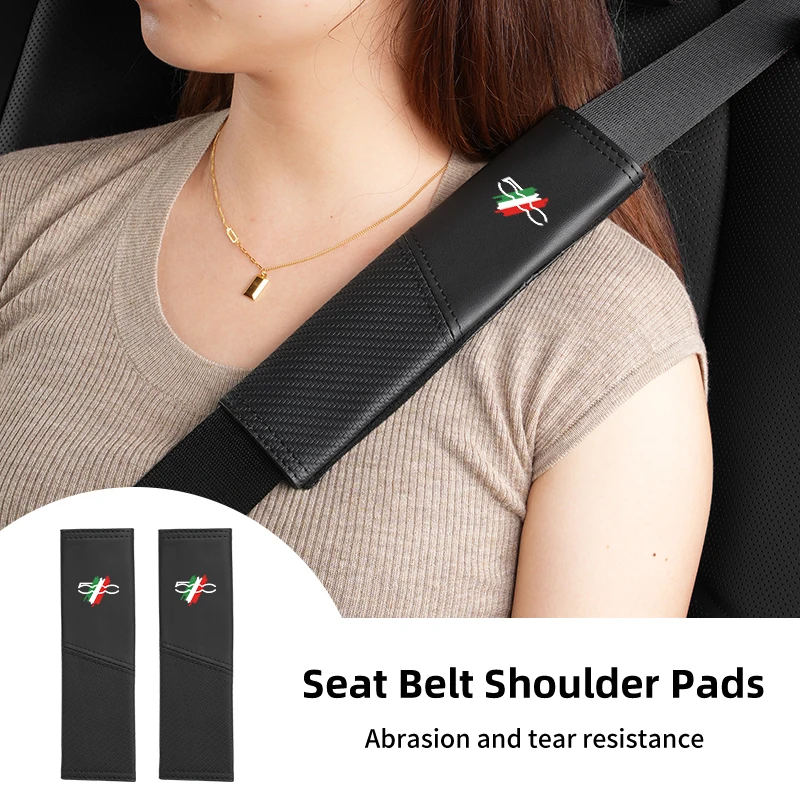 

Car Seat Belt Shoulder Protective Cover Comfort Auto Accessories For FIAT 500 Grande Punto UNO Tipo Stilo Astra Bravo Panda