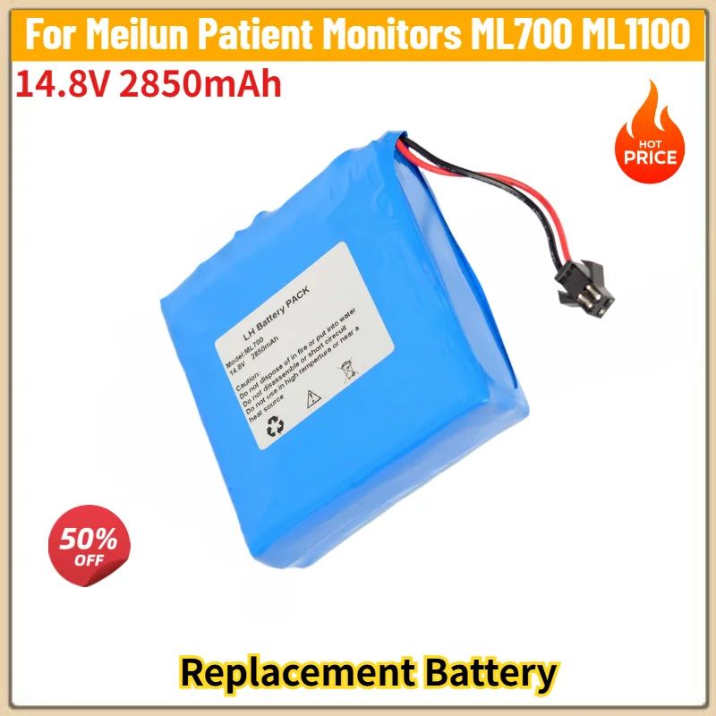 For Meilun Patient Monitors ML700 ML1100 Brand New High Quality 14.8V 2850mAh Replacement Battery