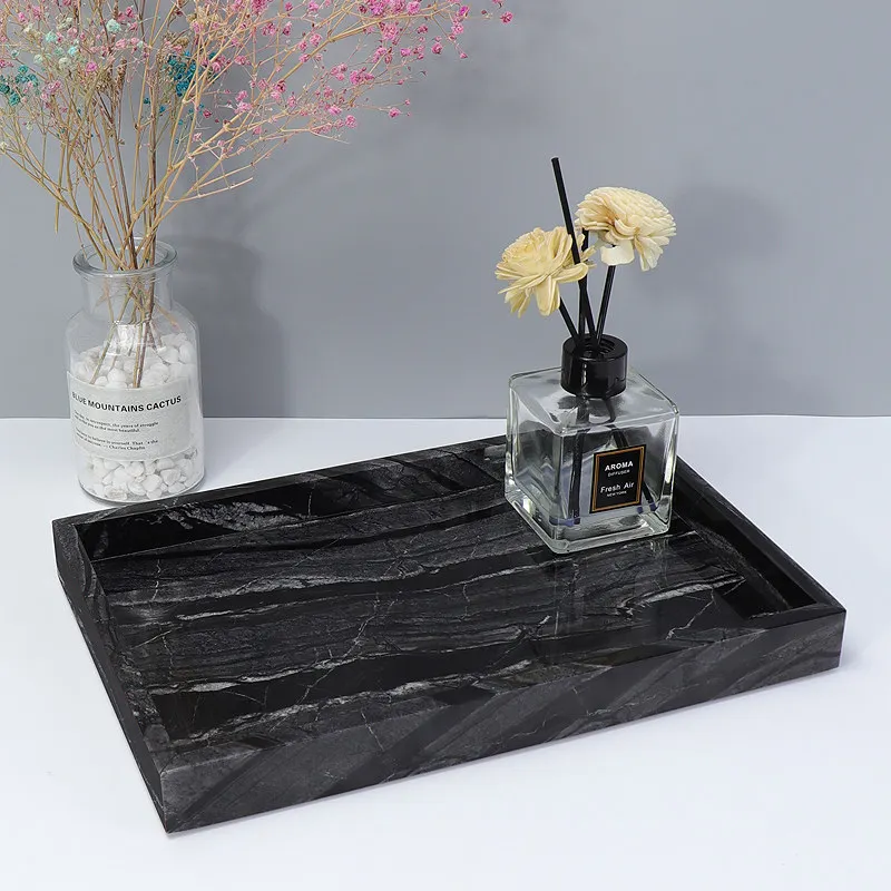 Marble Vanity Tray Bathroom Or - огляд і ціна Home Bathroom Organizer
