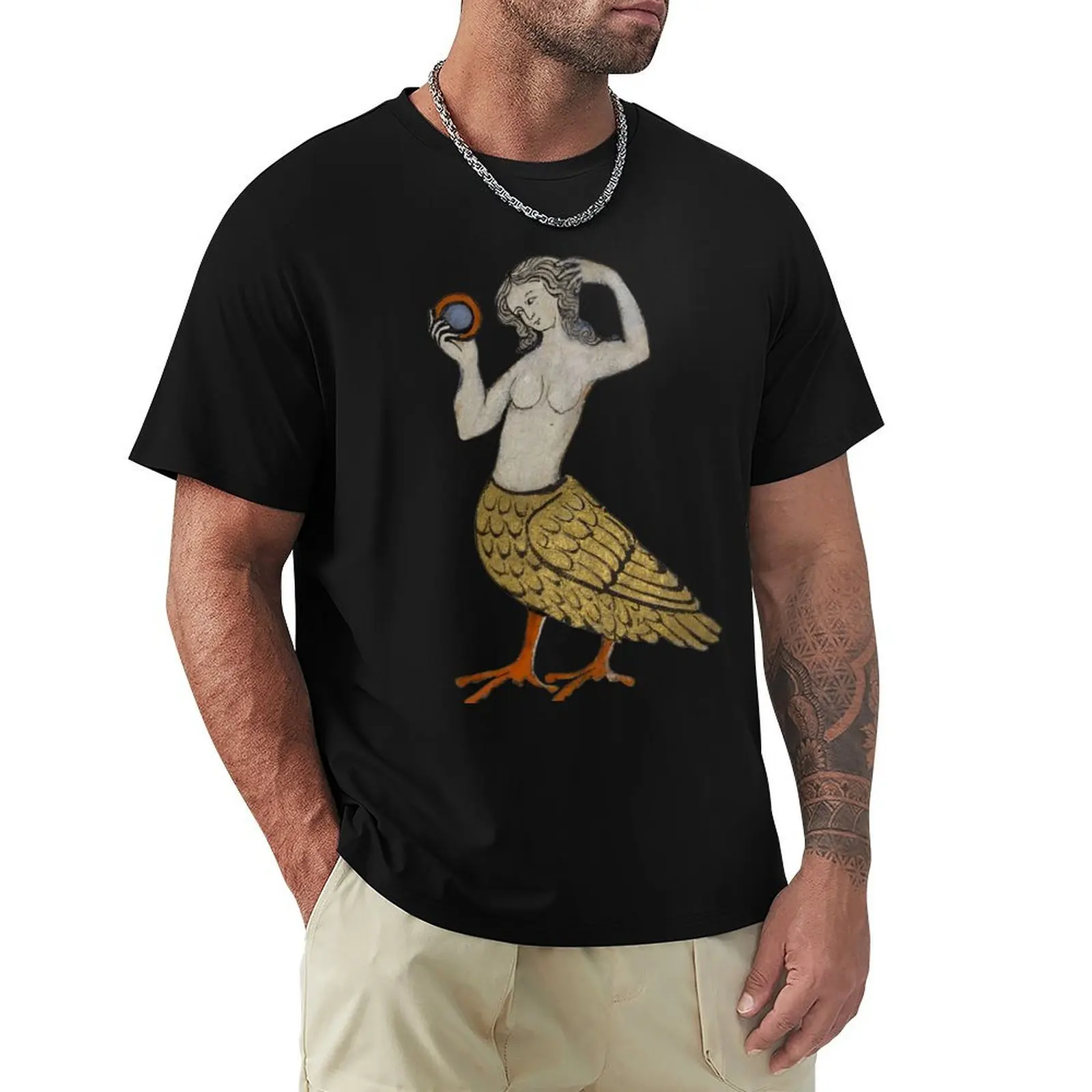 Medieval Creature Meme T-Shirt Plus Size Lightweight Tee Shirt