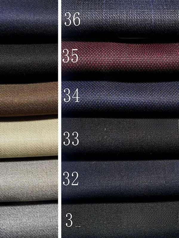 

New Anti-Wrinkle Iron-Free Grey Deep Blue Black Fabric for Spring Autumn Suit Skirt Pants Vest Clothing Material Home Sponge