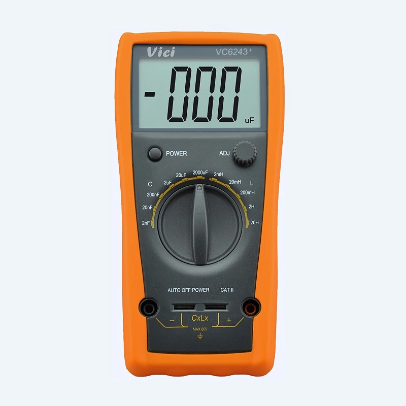 Vici VC6243+ Digital LC Meter High Precision 20H Inductance 2000uF Capacitance Measure LSI-circuit Capacitor Self-discharge