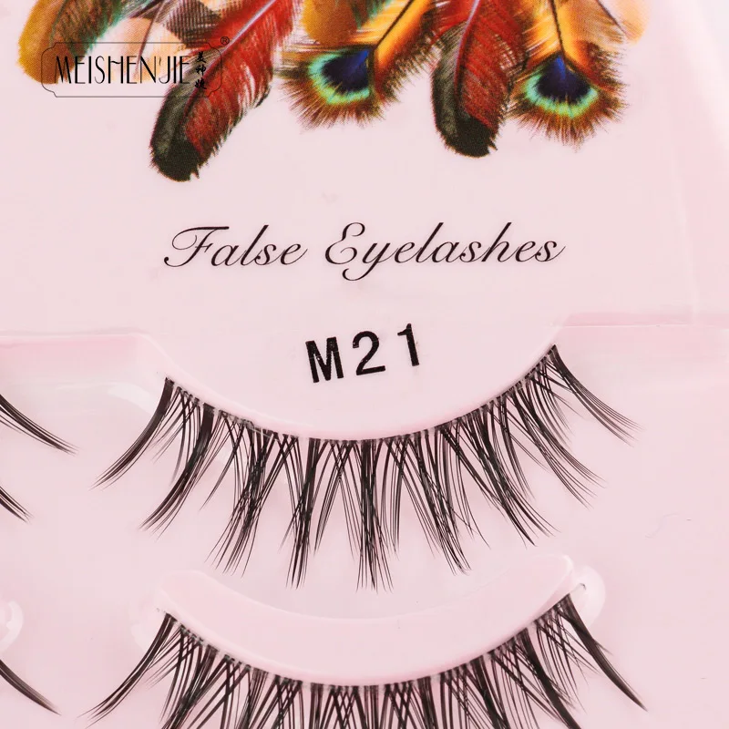Nep Wimpers 5Pairs 3D Nertsen Wimpers Natura Lange Manga Wimpers Piekerige Natuurlijke Look Valse Wimper Extension Make up Gereedschap Faux Cils