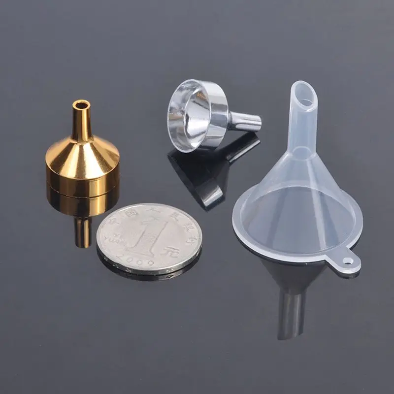 Mini Liquid Funnel Portable Essence Powder Dispenser Practical Gadget for Lab Bottles Sand Art Perfumes Spices Device